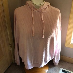 Forever 21 plus pink hoodie